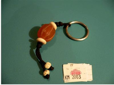 Yak Bone Design Keyring, Handmade In Nepal