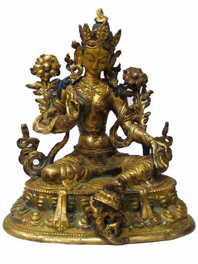 Green Tara Statue, <span Style=