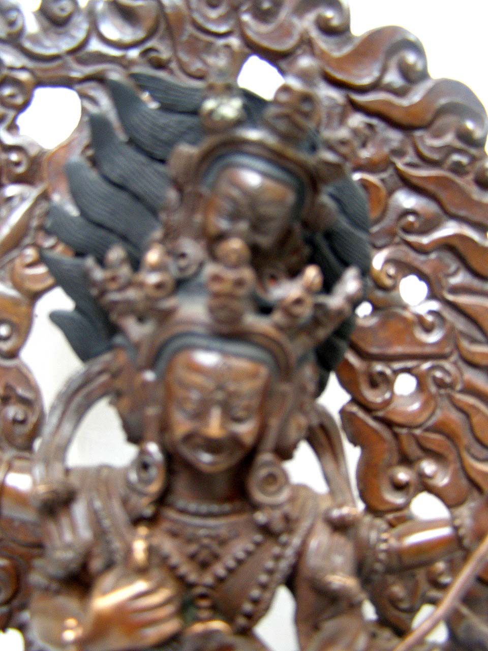 Mahakala Four Arms Statue, <span Style=