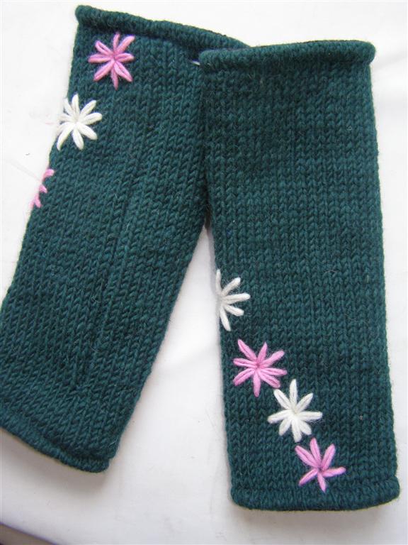 Woolen Hand Warmer hand Knitted, fleece Lining