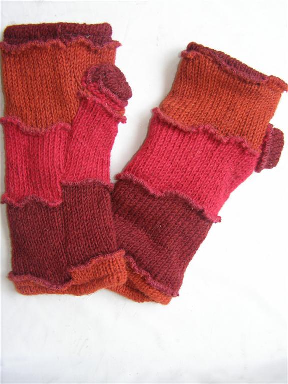 Woolen Hand Warmer hand Knitted, fleece Lining