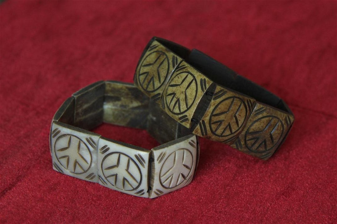 Nepali Handmade Yak Bone Bracelet