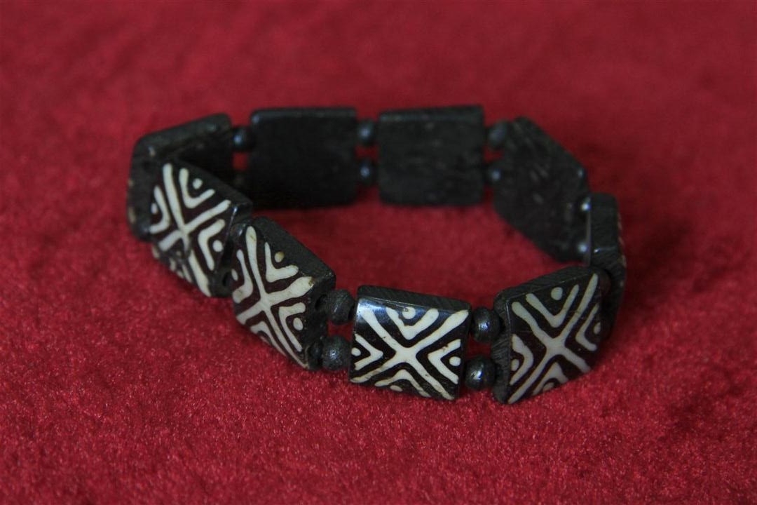 Tribal Bone Yak Bone Yak Bone Bracelet, Handmade In Nepal, Handmade In Nepal