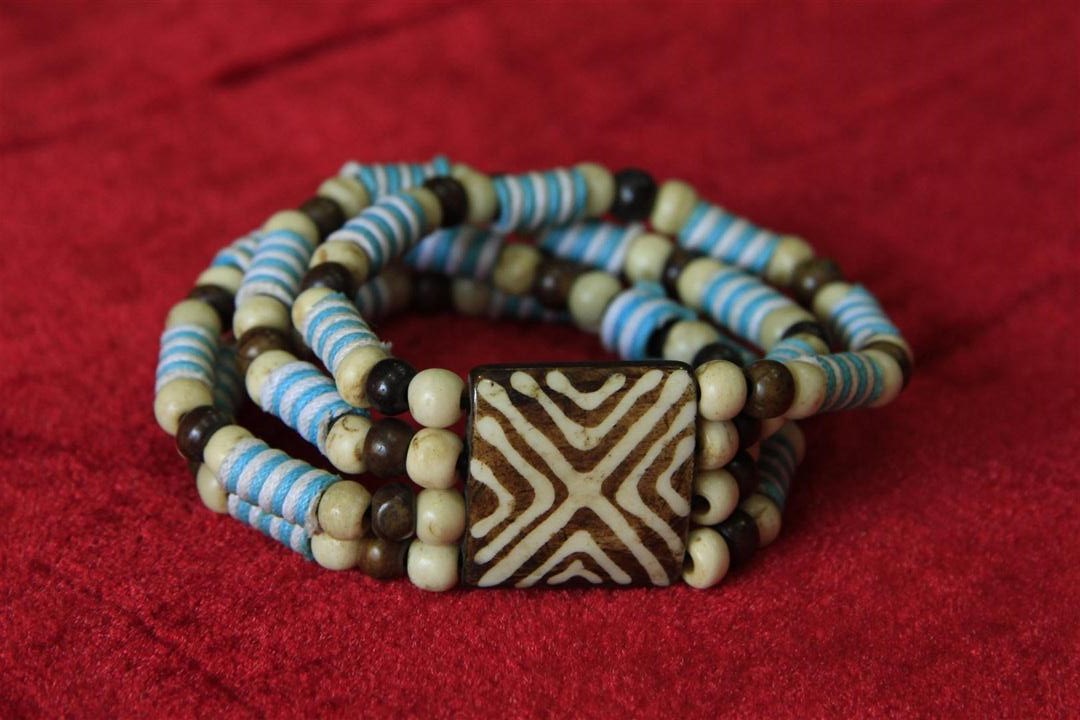 Beads Bone Yak Bone Yak Bone Bracelet, Handmade In Nepal, Handmade In Nepal