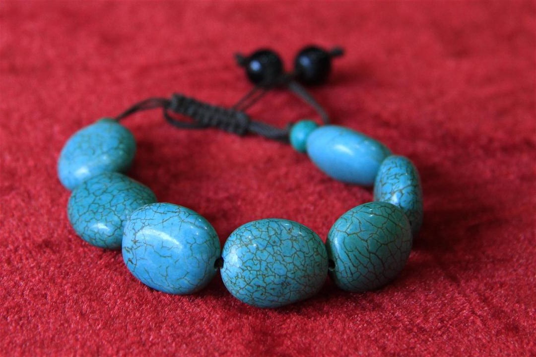 Imitation Tortoise Yak Bone Bracelet, Handmade In Nepal