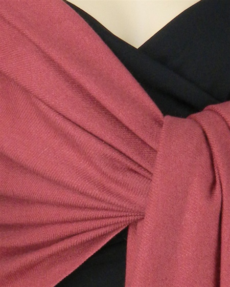 Silk Mix Pashmina, 70 Percent Pashmina, 30 Percent Silk, Old Style, Dark Purple