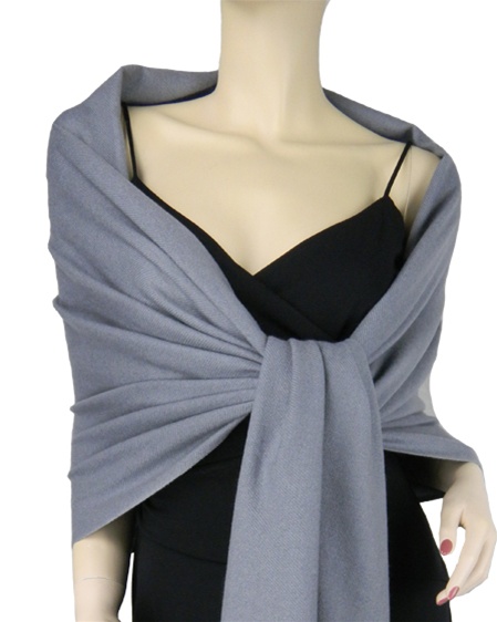 Silk Mix Pashmina, 70 Percent Pashmina, 30 Percent Silk, Old Style, Fire Brick