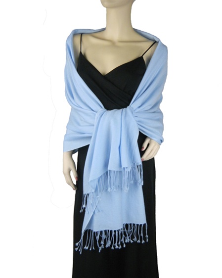 Silk Mix Pashmina, 70 Percent Pashmina, 30 Percent Silk, Old Style, Lavender