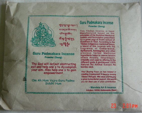Guru Padmakara Incense Powder