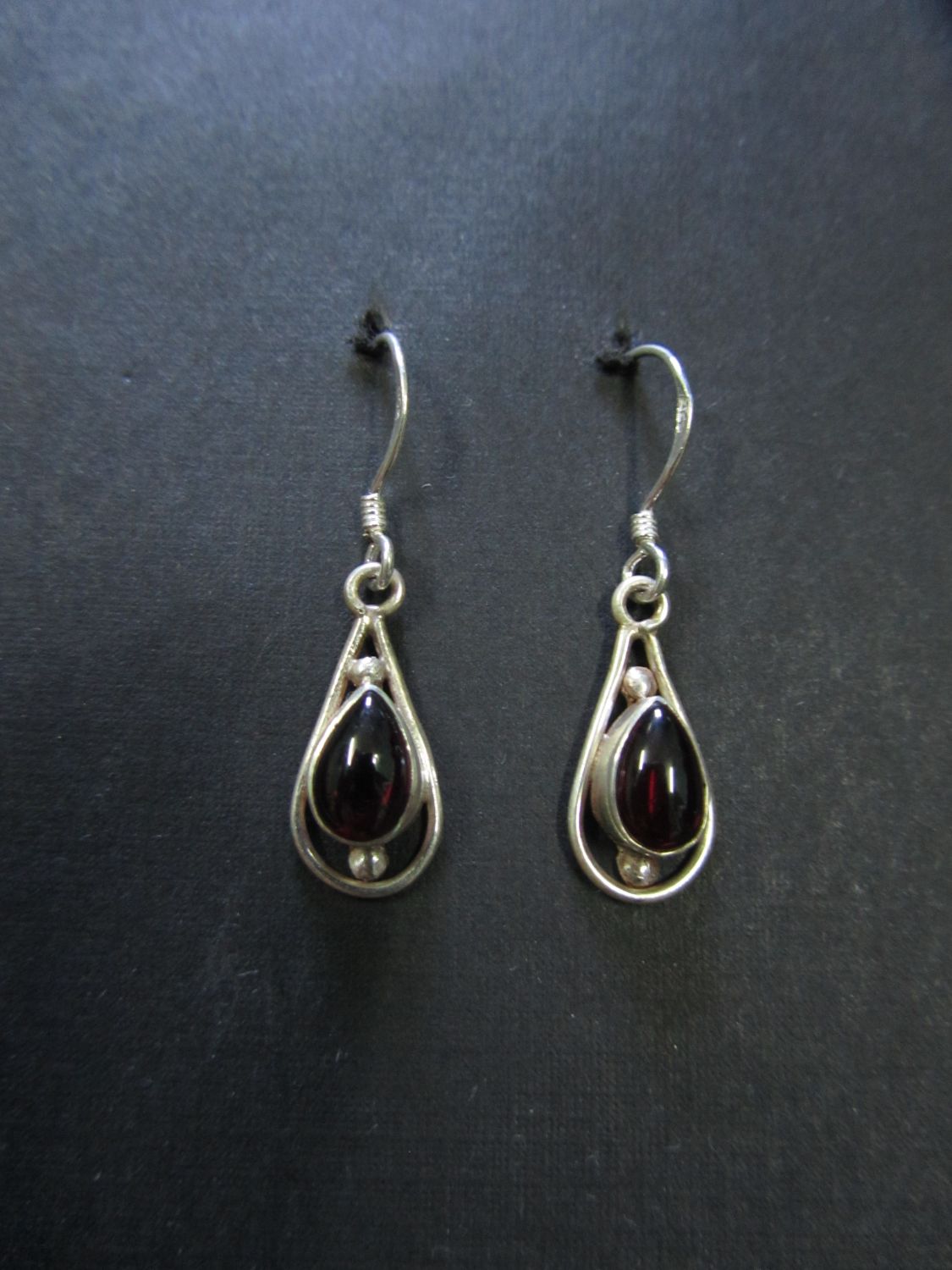 Cab Garnet Earing, sold