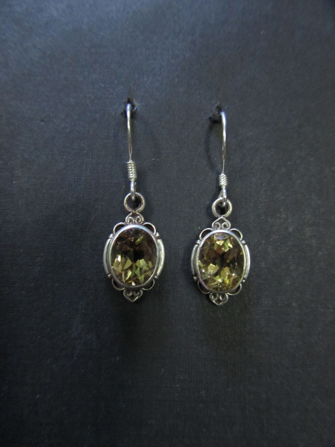Faceted Citrine Earing, sold