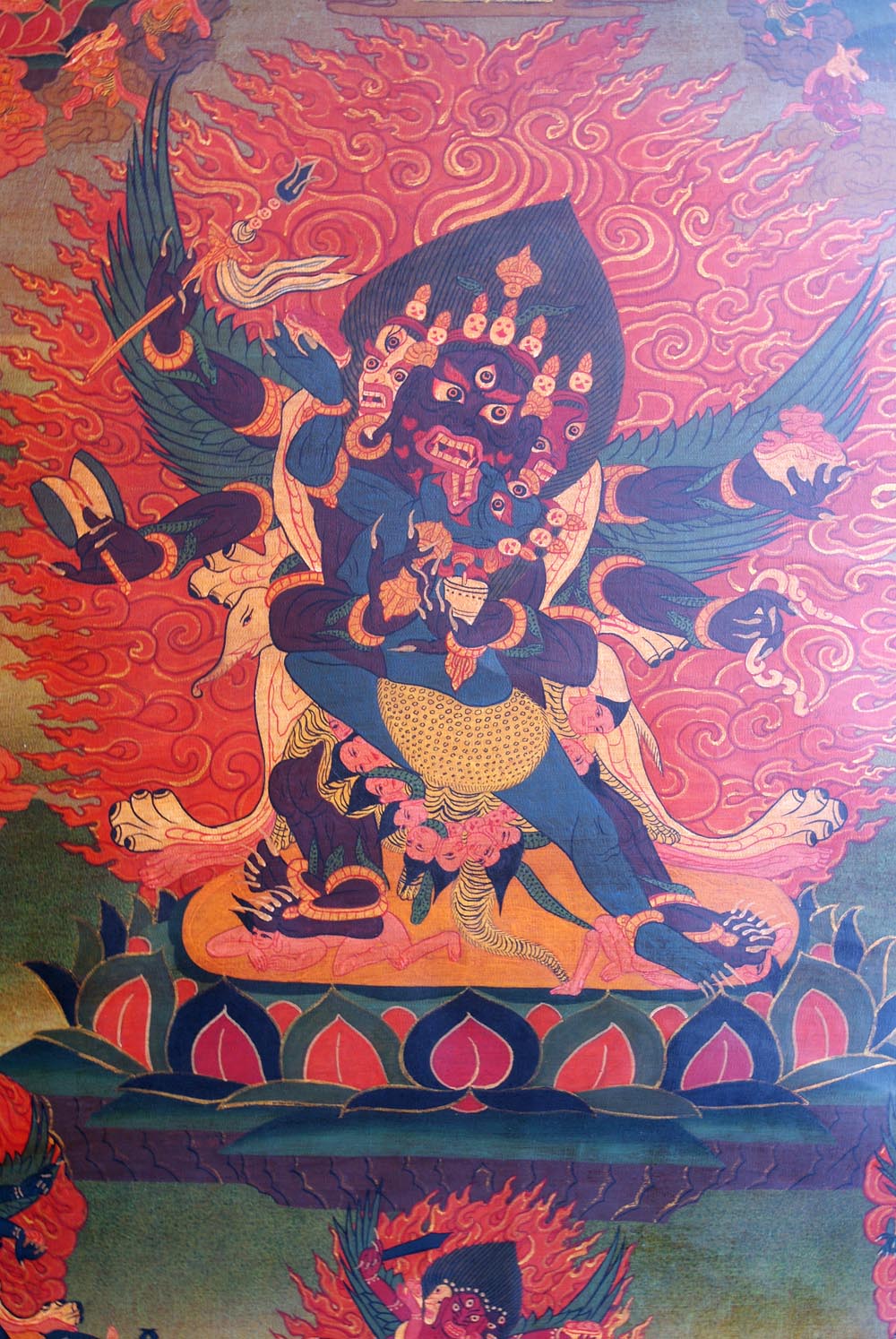 Heruka Thangka, sold