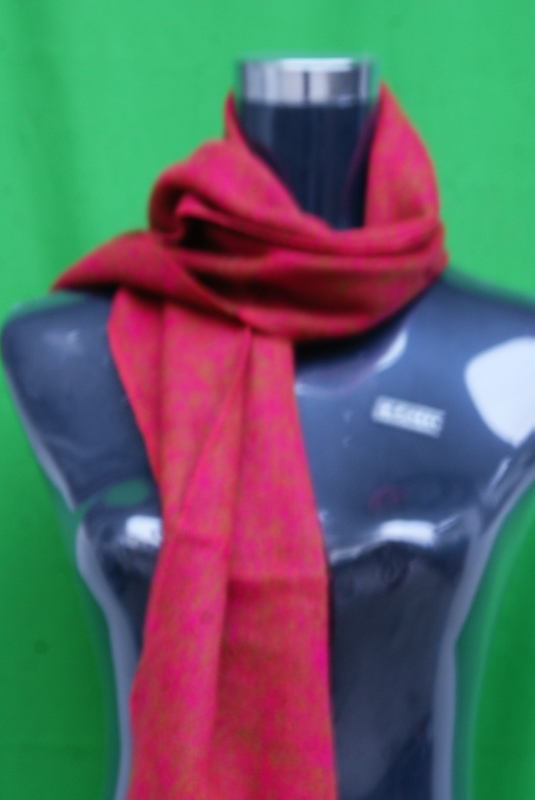 Yak Wool Muffler, Nepali Acrylic Hand Loom Muffler, red