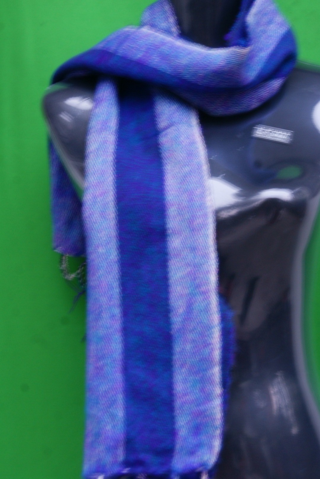 Yak Wool Muffler, Nepali Acrylic Hand Loom Muffler, Striped