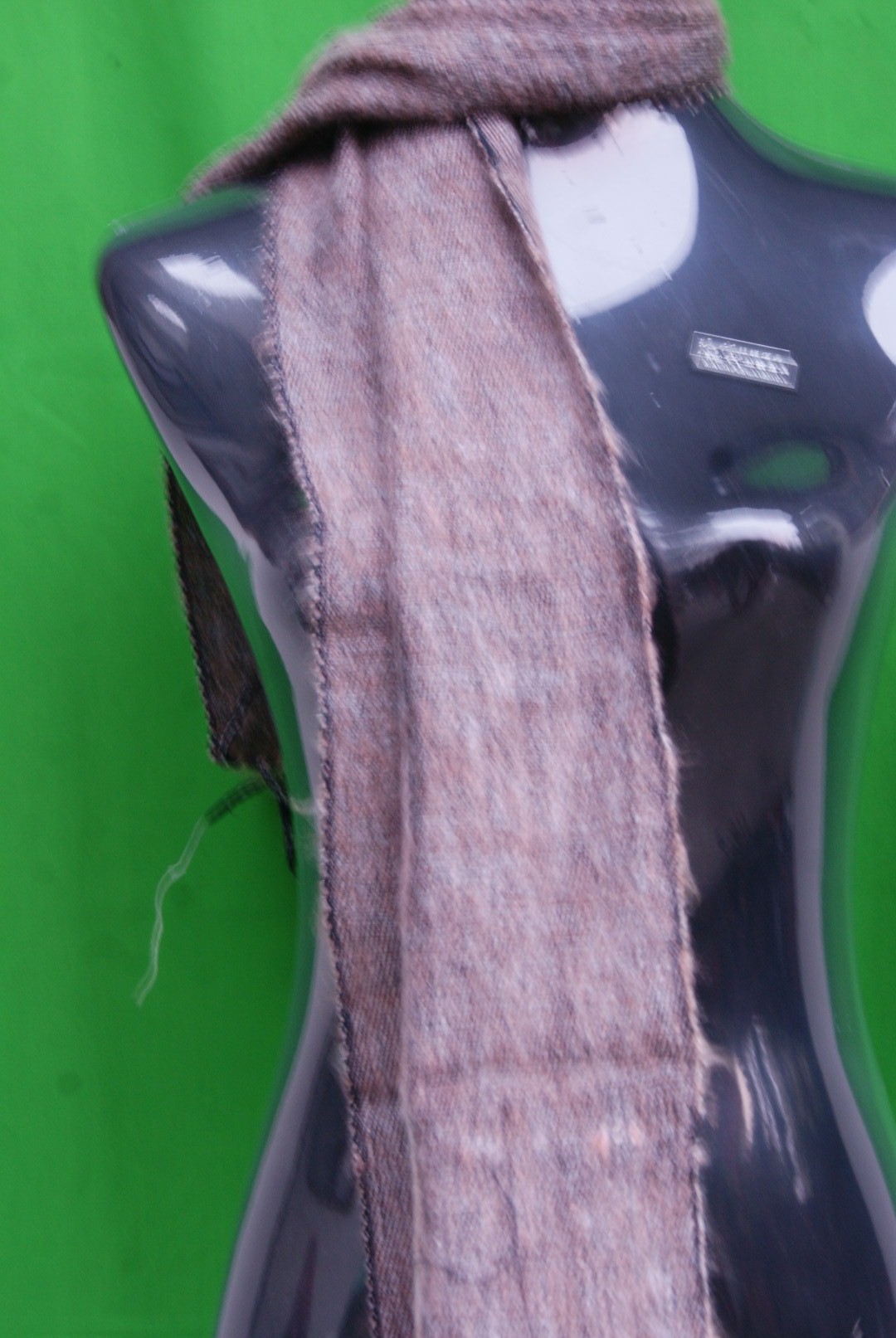 Yak Wool Muffler, Nepali Acrylic Hand Loom Muffler, grey