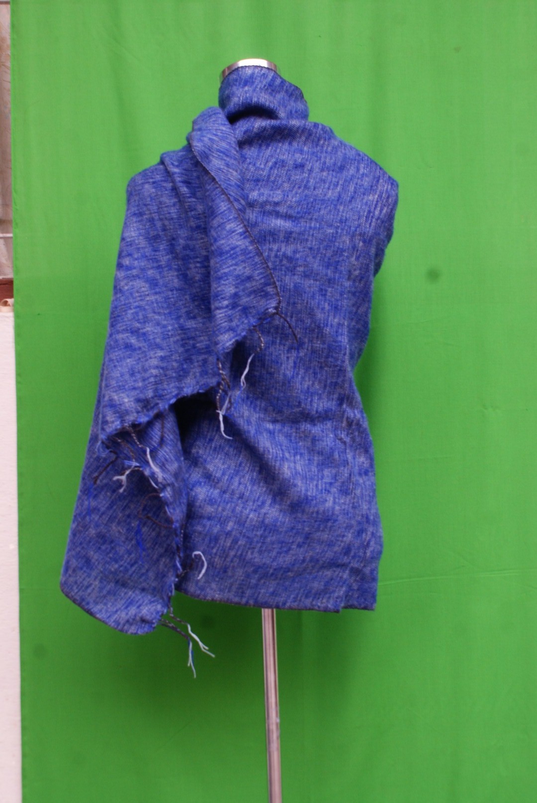 Yak Wool Shawl, Nepali Acrylic Hand Loom Shawl, Plain