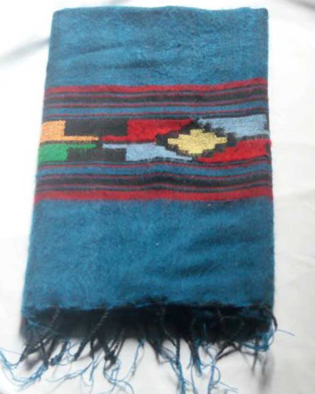 Yak Wool Shawl, Nepali Acrylic Hand Loom Shawl, Dhaka Design