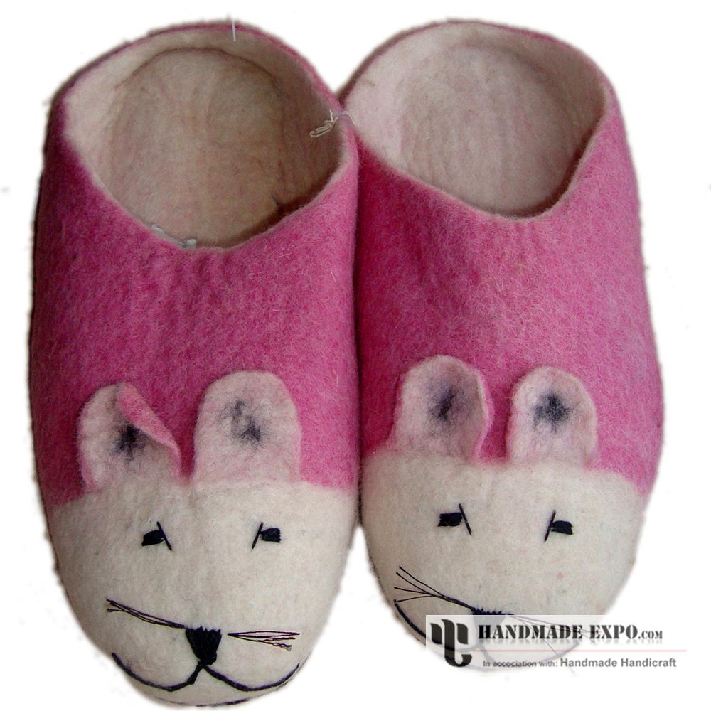 Cat Face Room Slippers