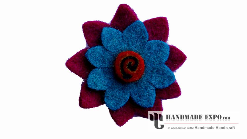 3 Layer Flower Hairban