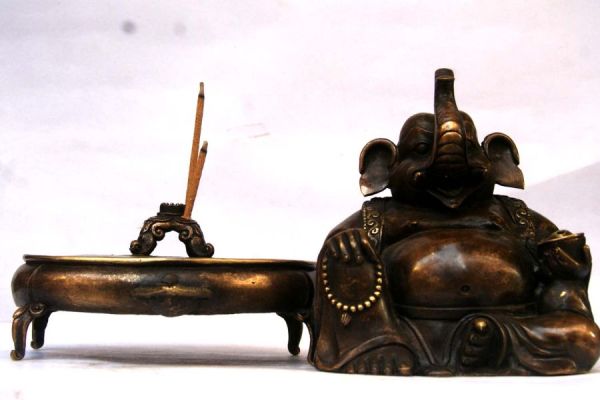 Buddhist Handmade Incense Burner <span Style=