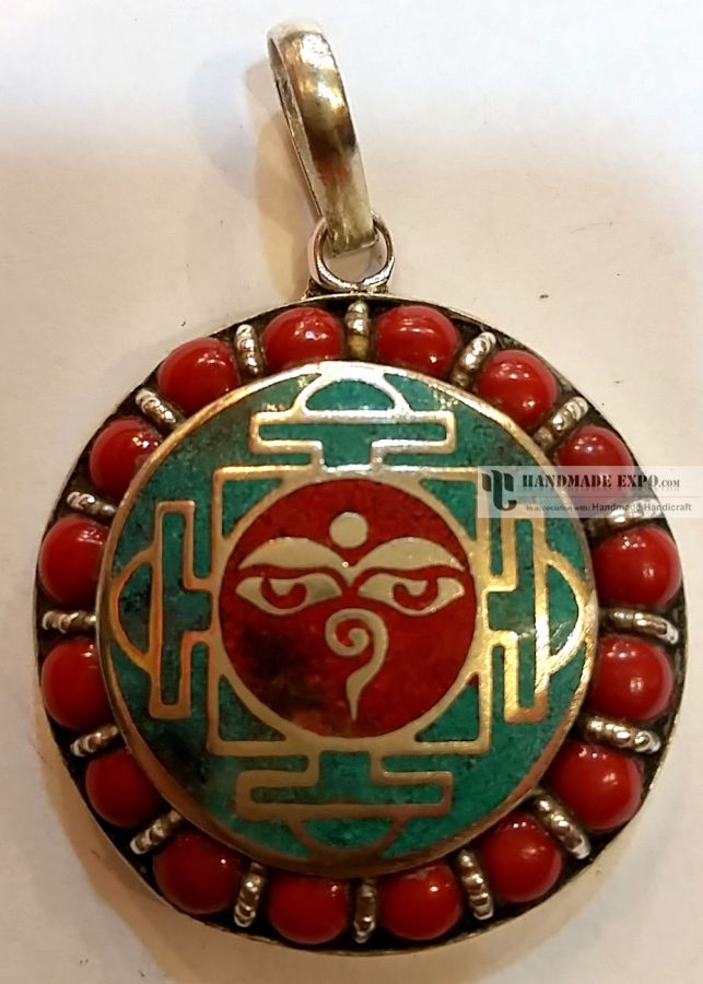 Buddha Eye Mandala Pendant