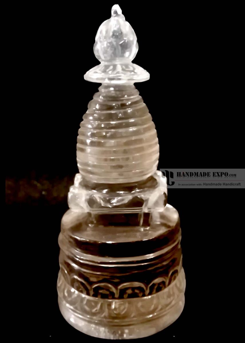Clear Crystal Stupa