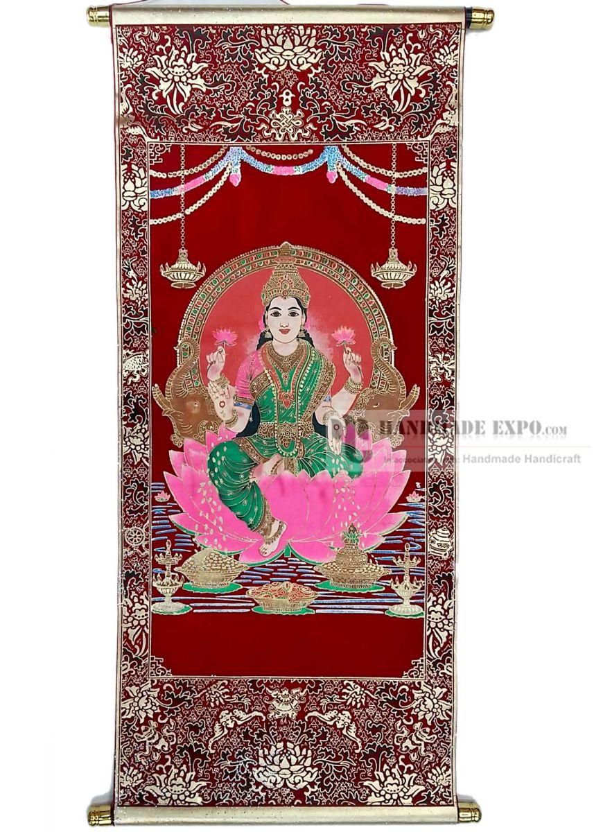 Lakshmi Embossed Screen Print