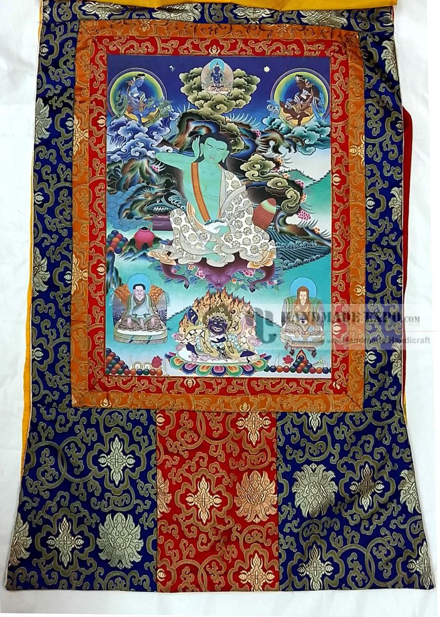 Milarepa Printed Thangka <span Style=