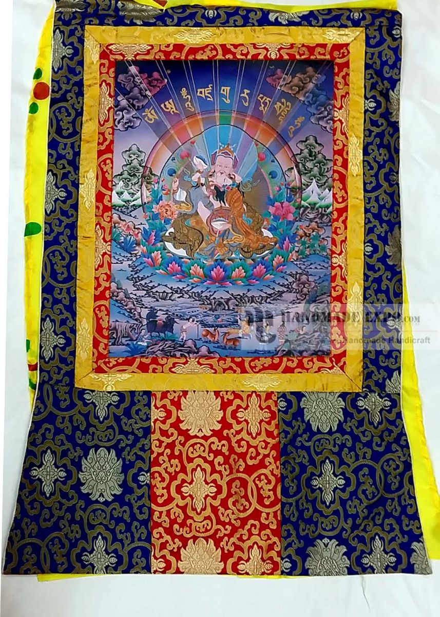 Padmasambhava Printed Thangka <span Style=