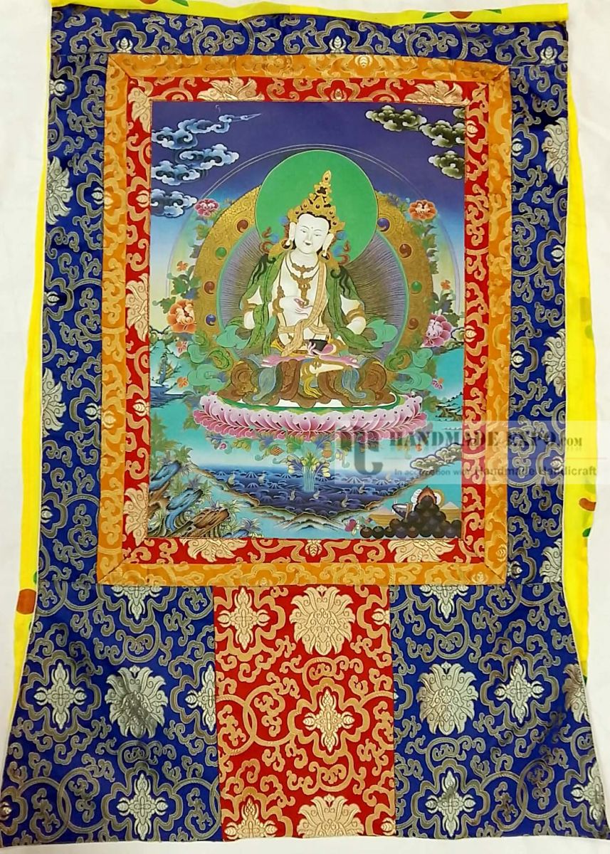 Vajrasattva Printed Thangka <span Style=