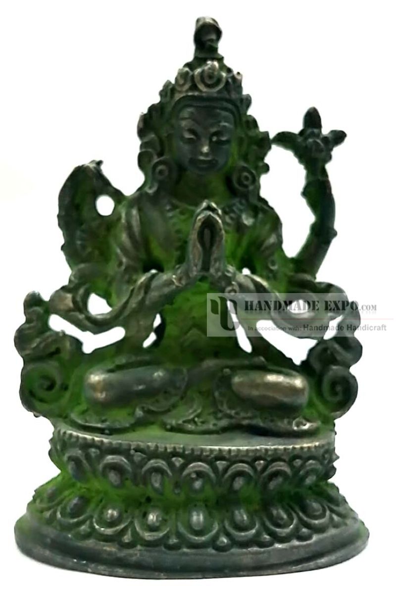 Chenrezig In Antique Finishing