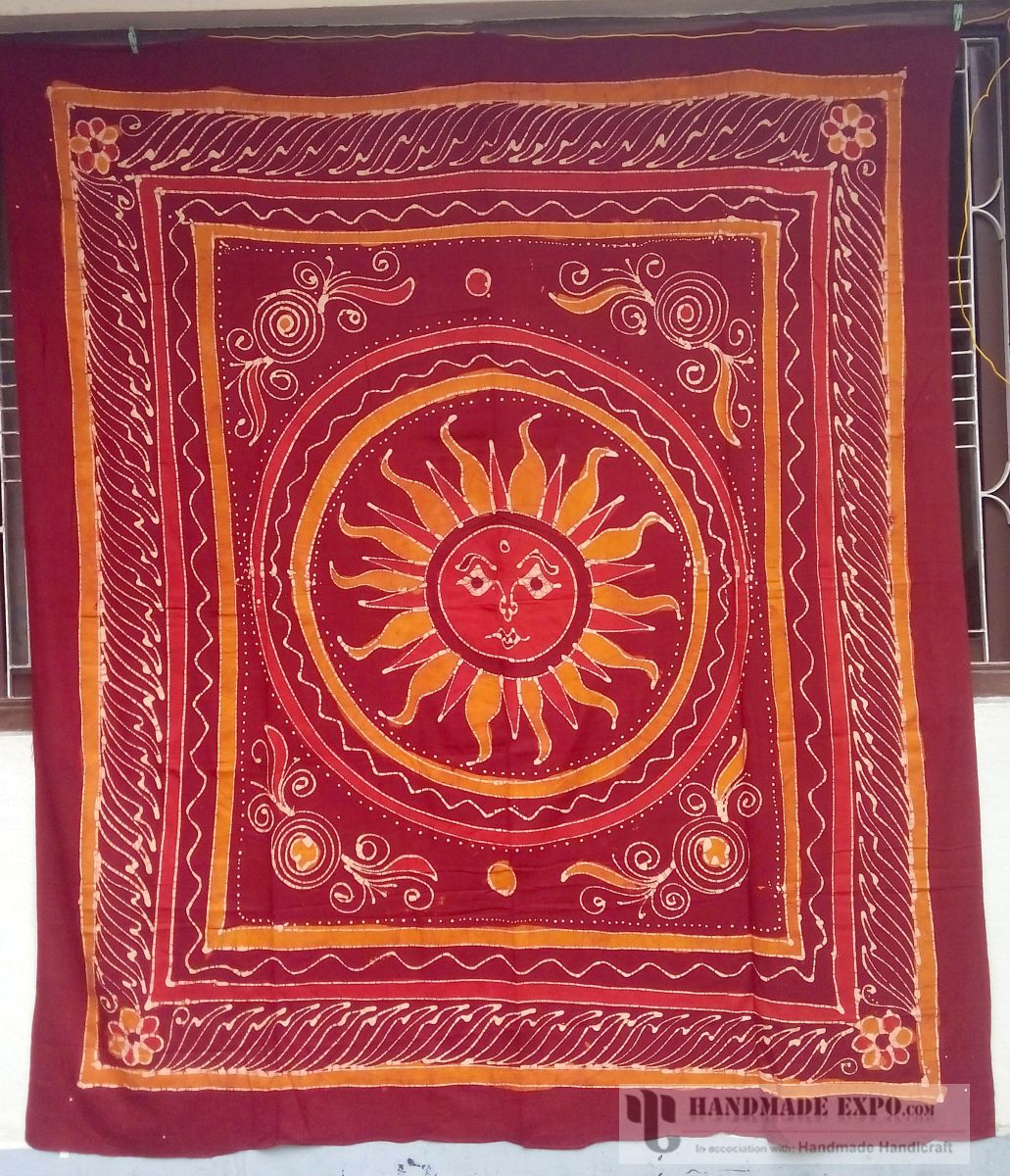 Sun Design Batik Bed Sheet