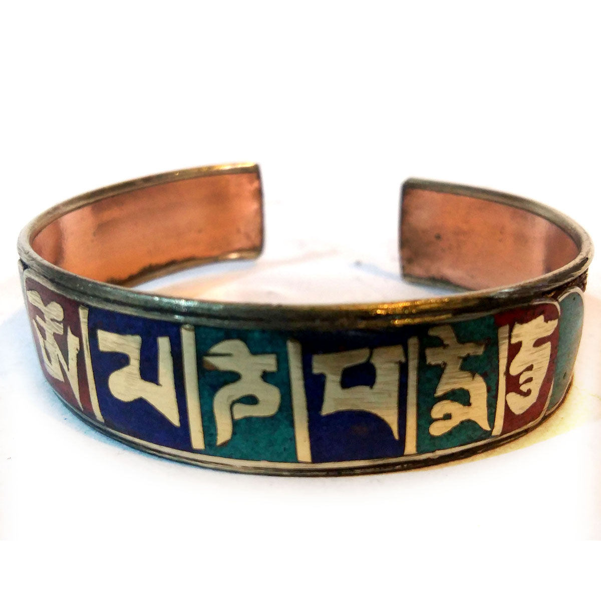 Om Mani Padme Hum Metal Bracelet