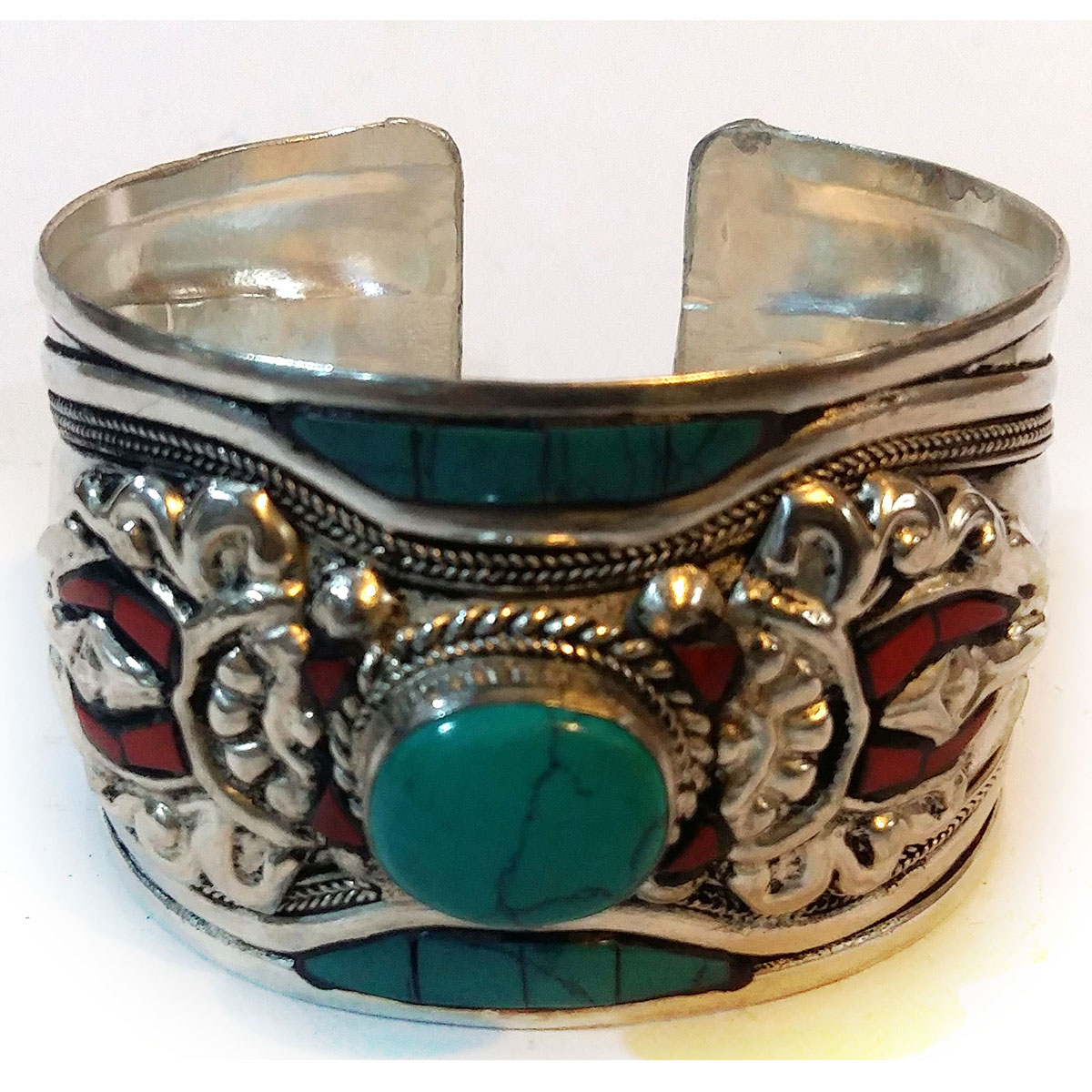 Double Dorje Metal Bracelet <span Style=