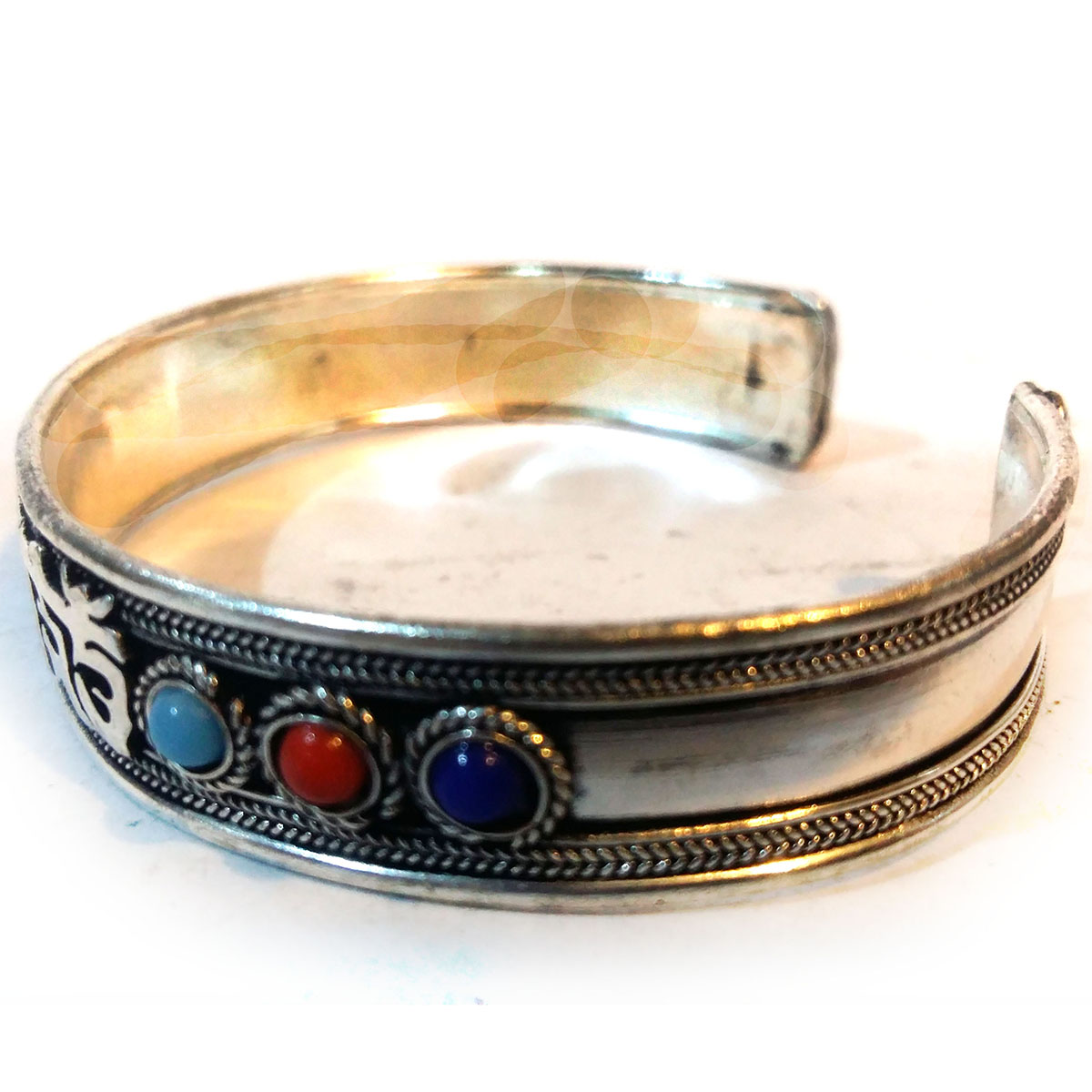 Om Mani Padme Hum Metal Bracelet