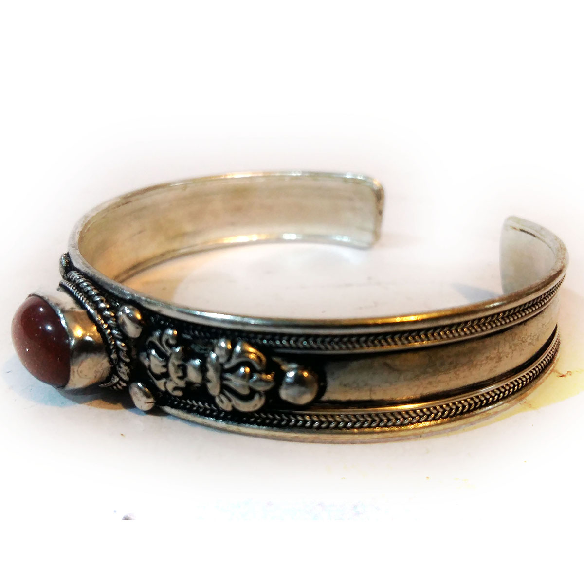 Double Dorje Metal Bracelet
