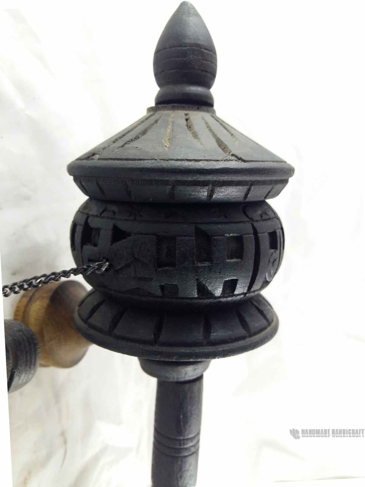 Brass Hand Held Prayer Wheel