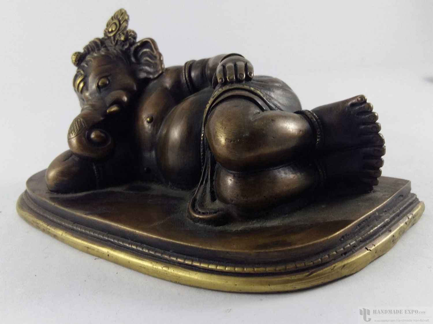 Brass Sleeping Baby Ganesh