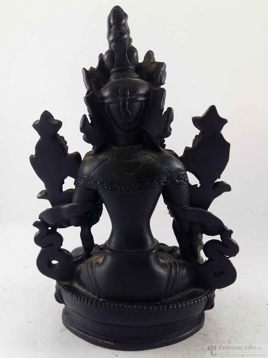 Resin Statue Of White Tara black