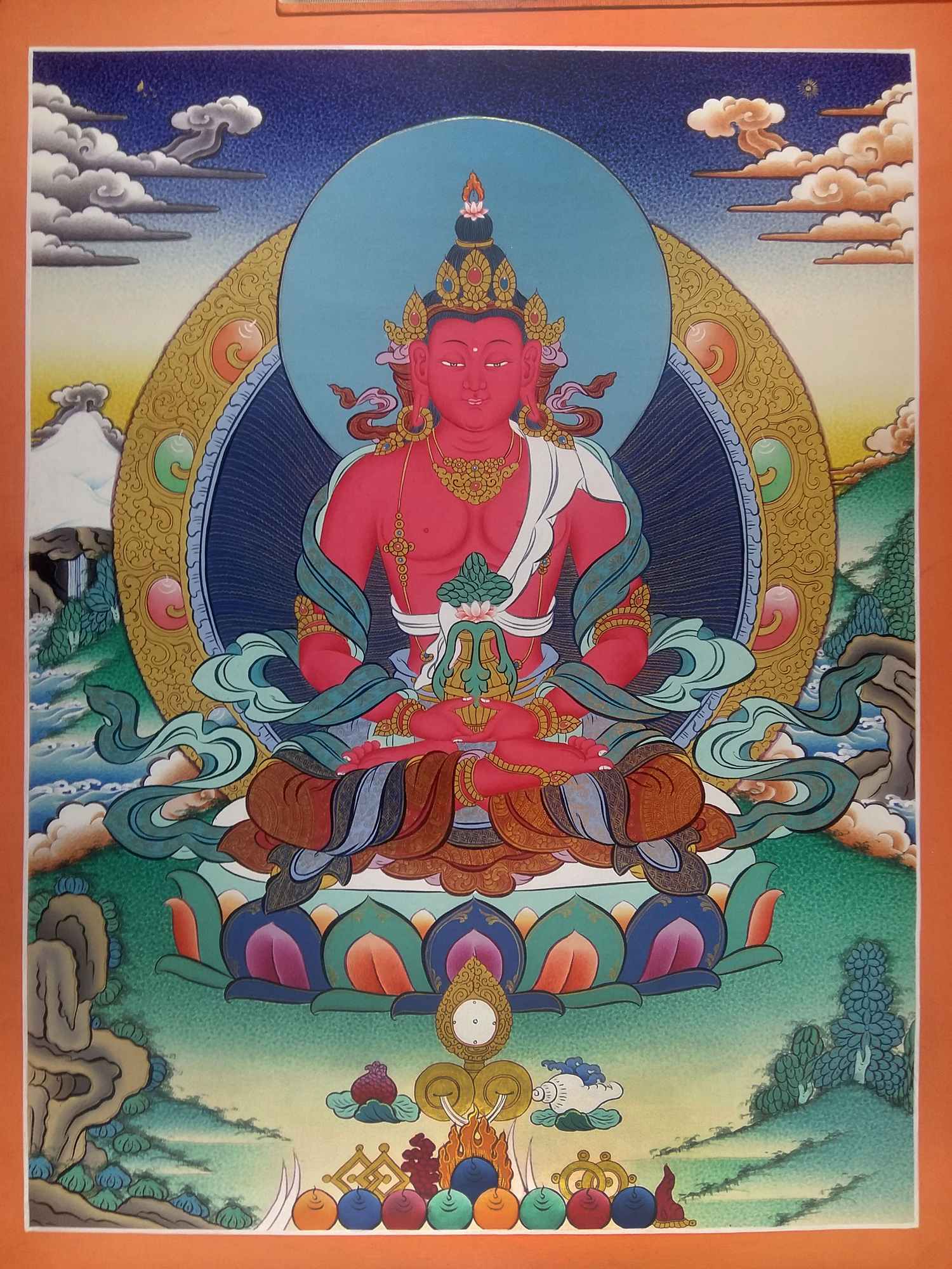 Tibetan Thangka Aparimita <span Style=