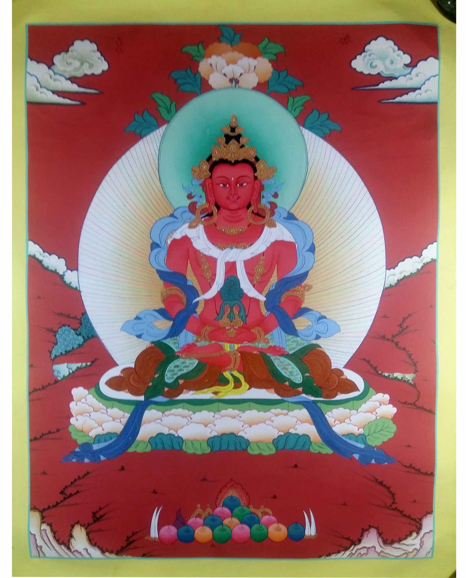 Tibetan Thangka Aparimita <span Style=