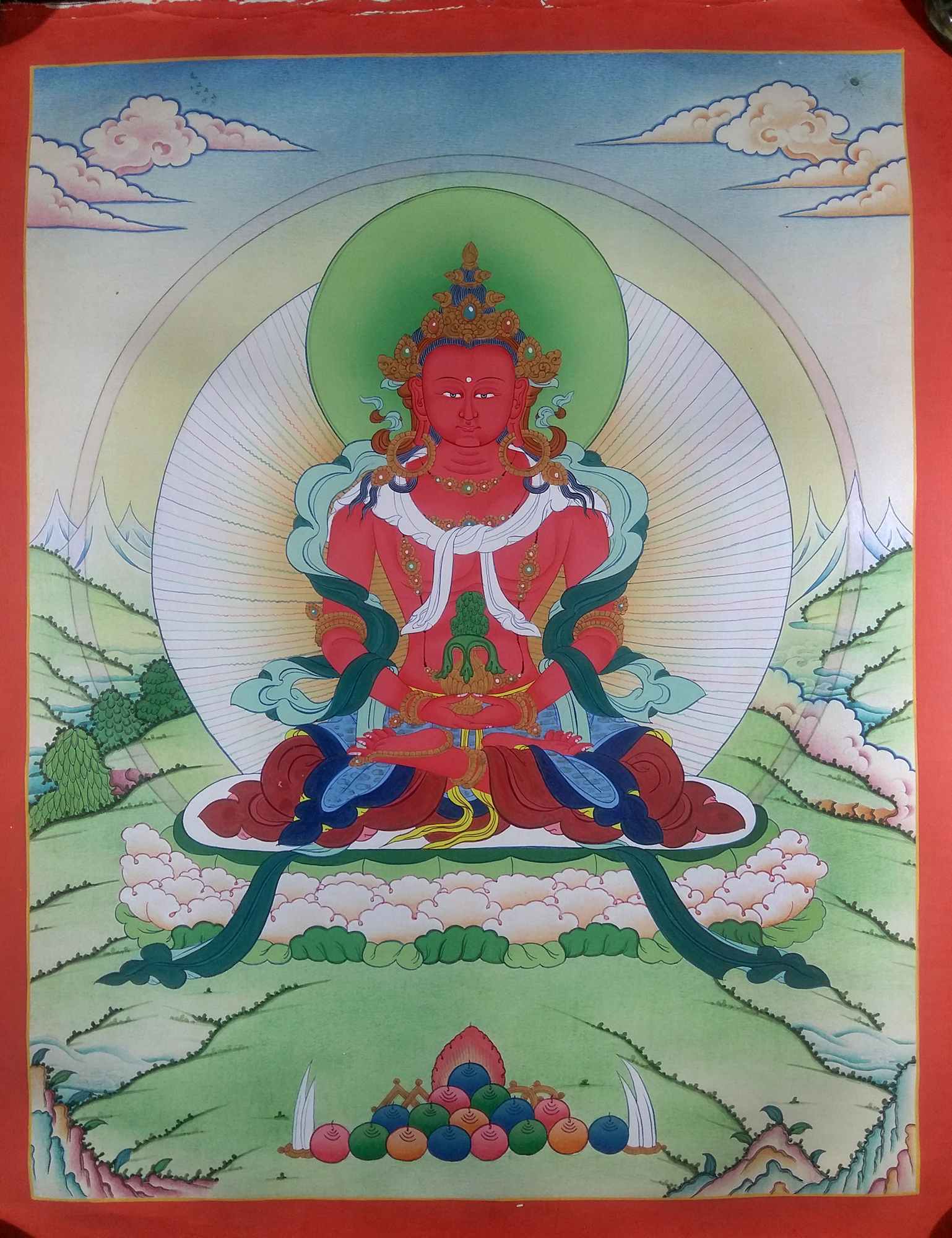 Tibetan Thangka Aparimita <span Style=