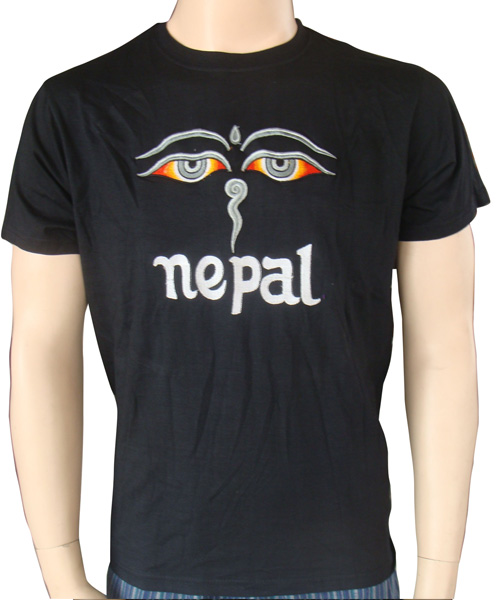 Nepali Cotton Round Neck T-shirt <span Style=