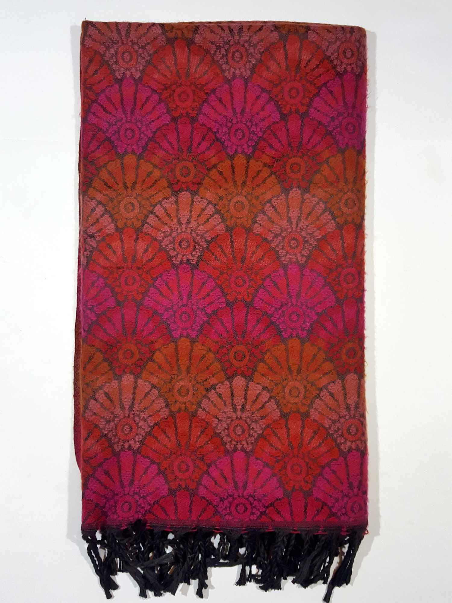 Dhaka Shawl, Multicolor Durable Acrylic Shawl <span Style=