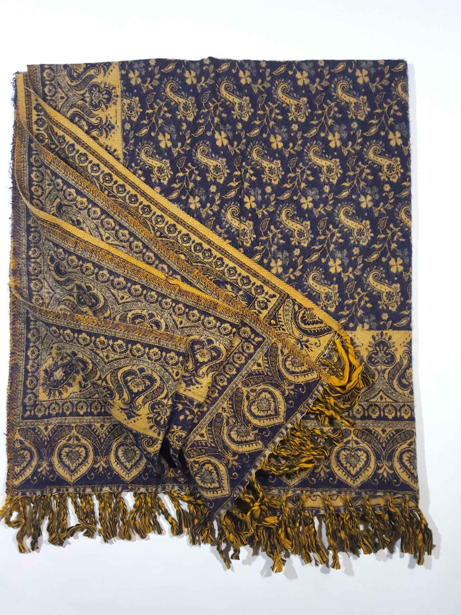 Dhaka Shawl, Multicolor Durable Acrylic Shawl <span Style=