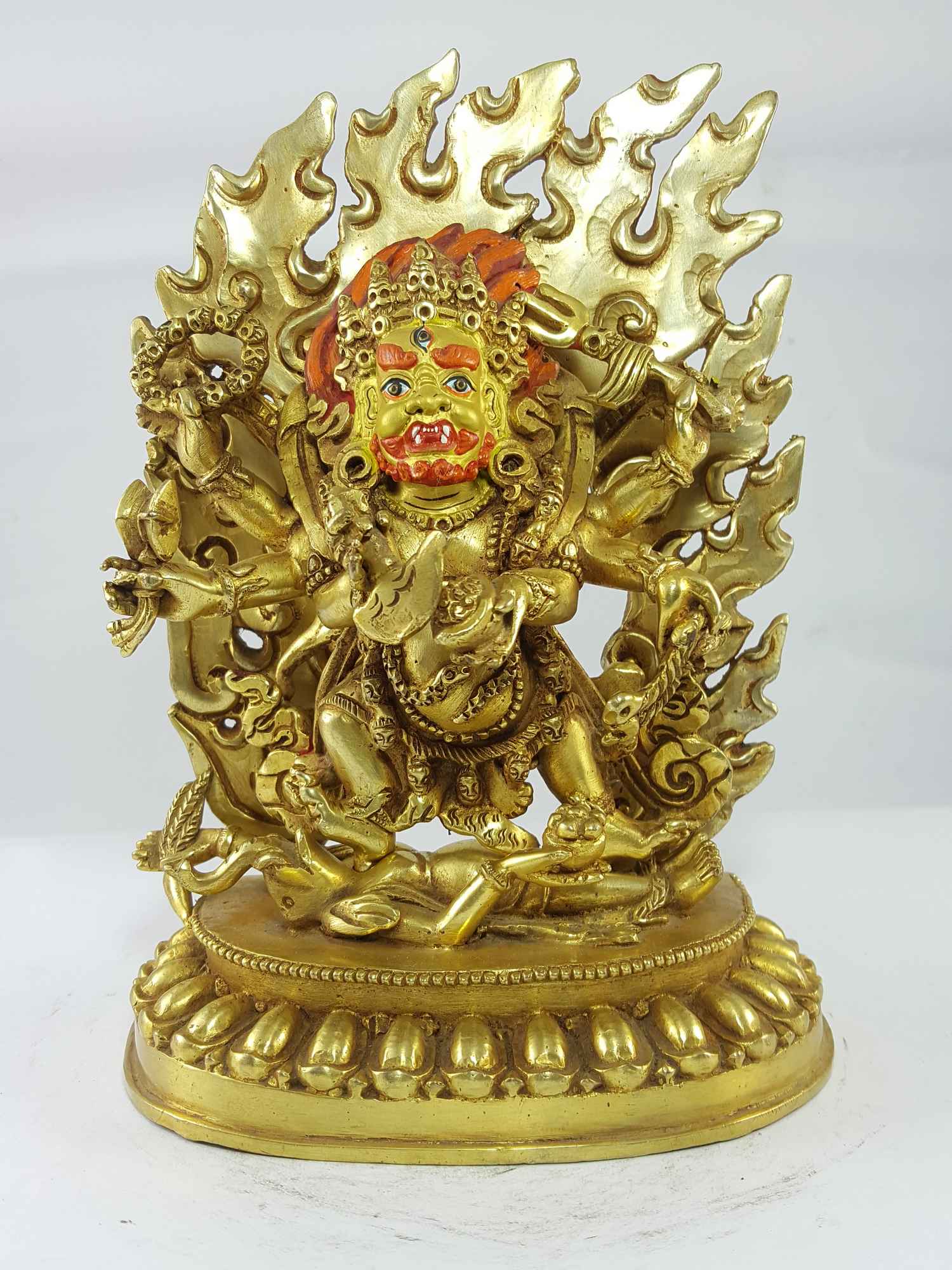 Black Mahakala Statue <span Style=