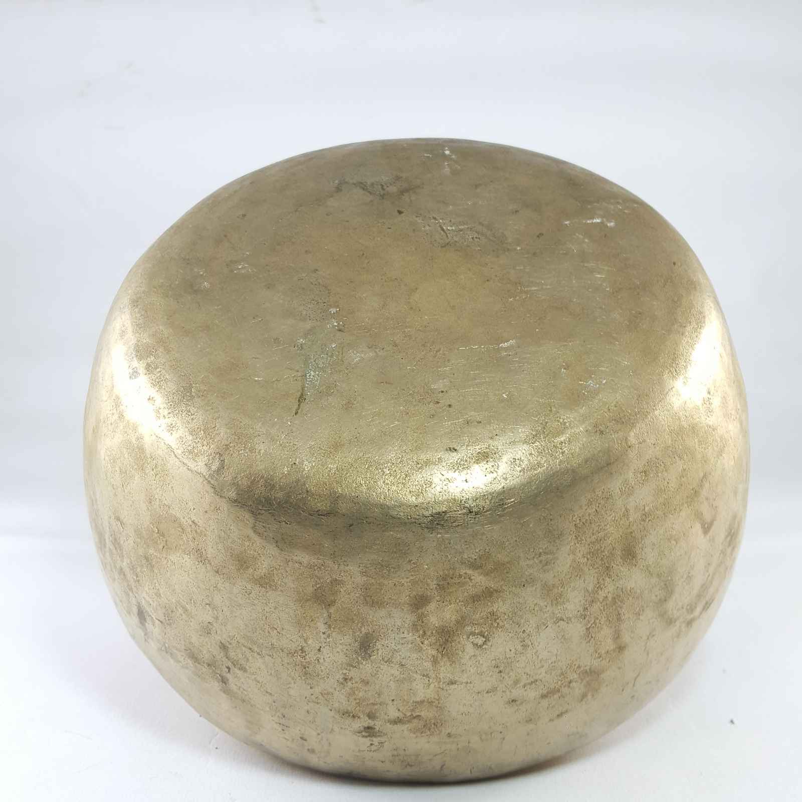 Old Hand Beaten Bronze kopre Singing Bowl, ultra Lightweight, professional Tool, select Accessories