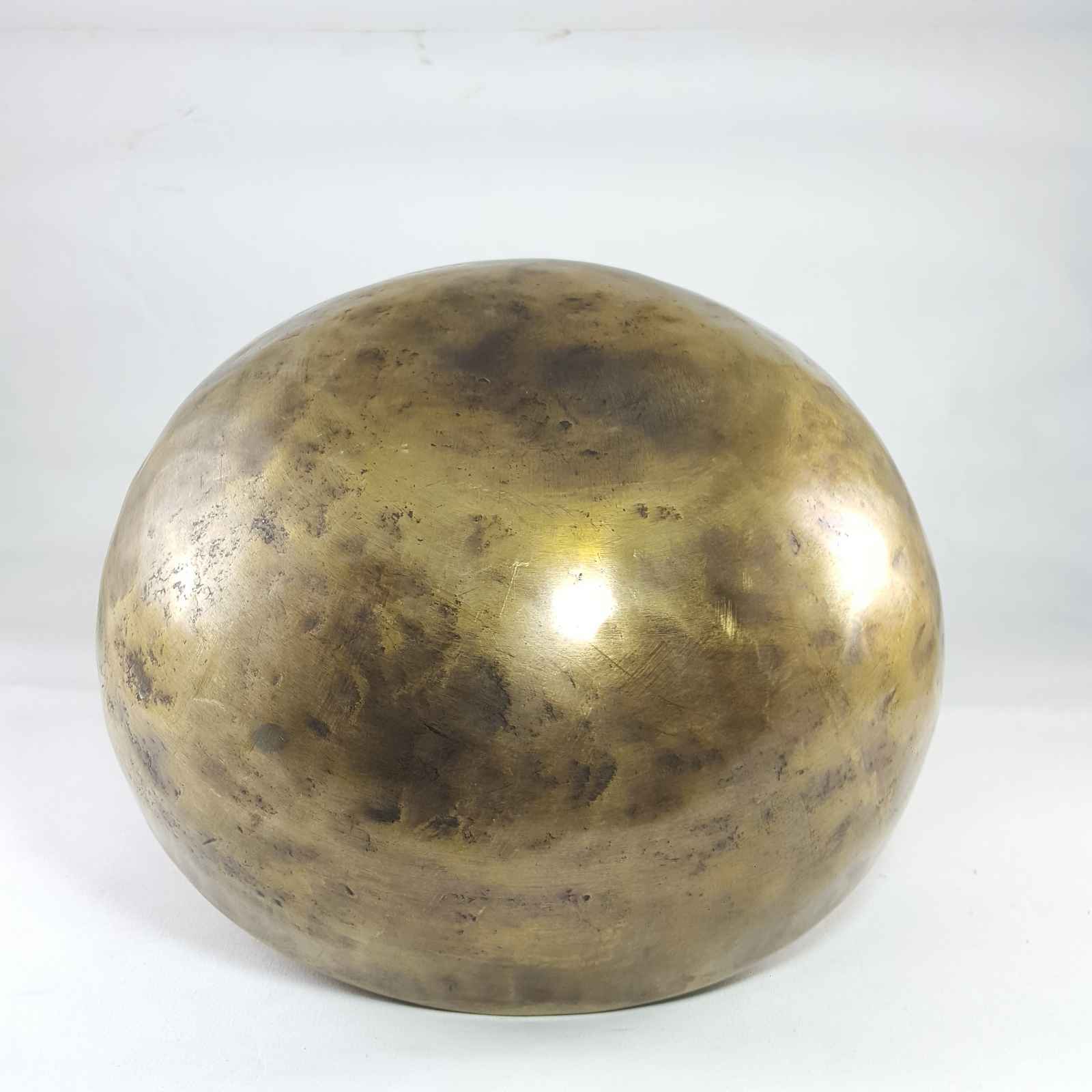 Hand Beaten Bronze Singing Bowl Antique Finishing, <span Style=