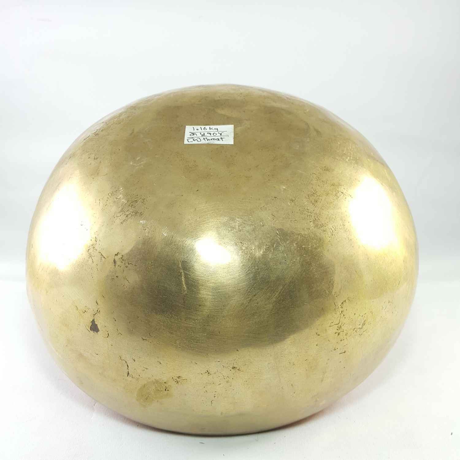 Hand Beaten Bronze Singing Bowl Glossy Finishing, <span Style=
