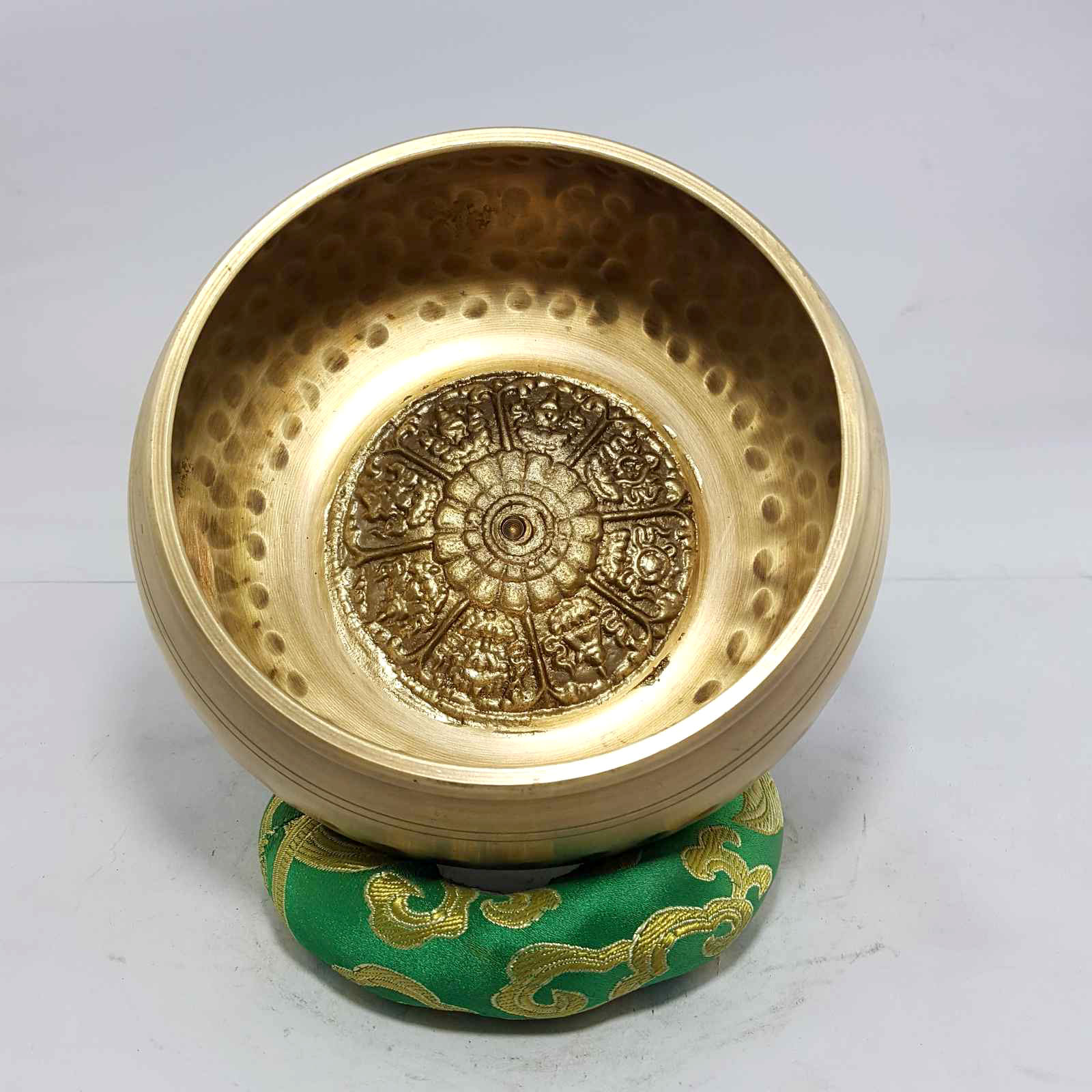 Ashtamangala Embossed Hand Hammered Singing Bowls <span Style=